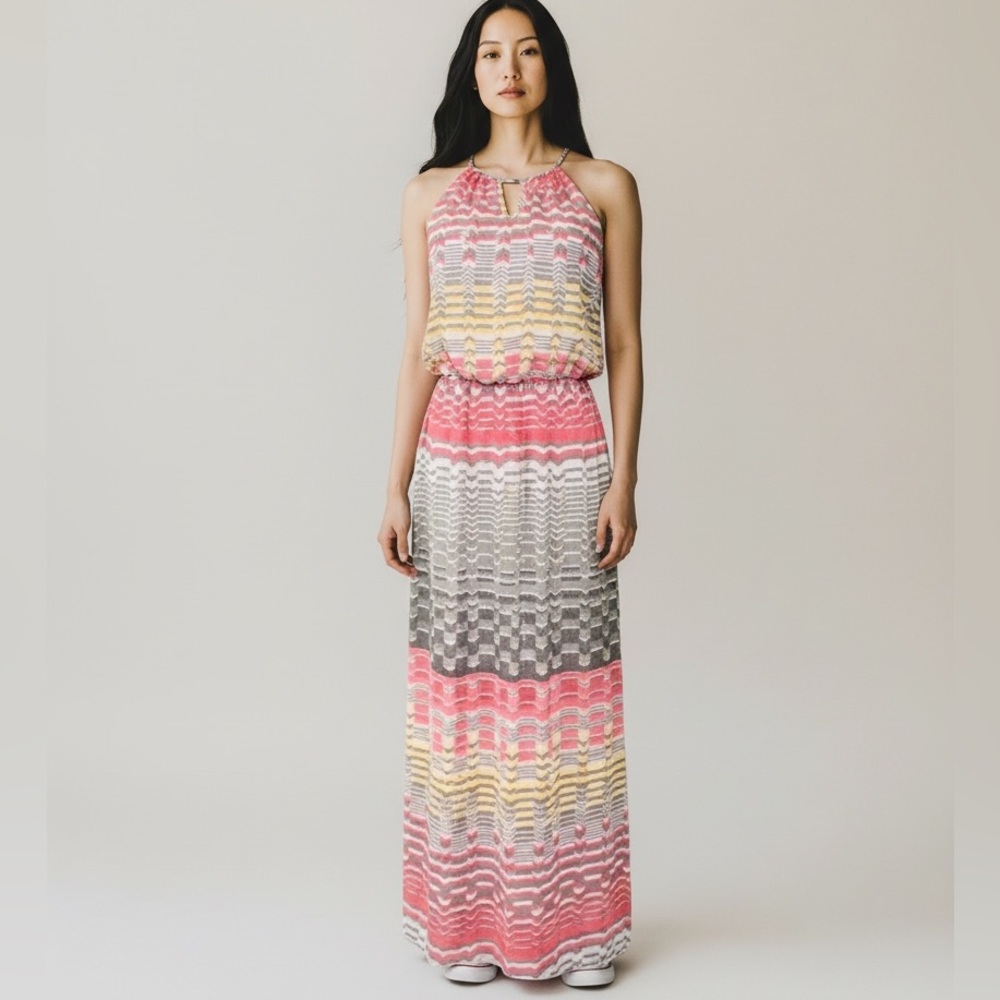 Lily Rose halter maxi dress